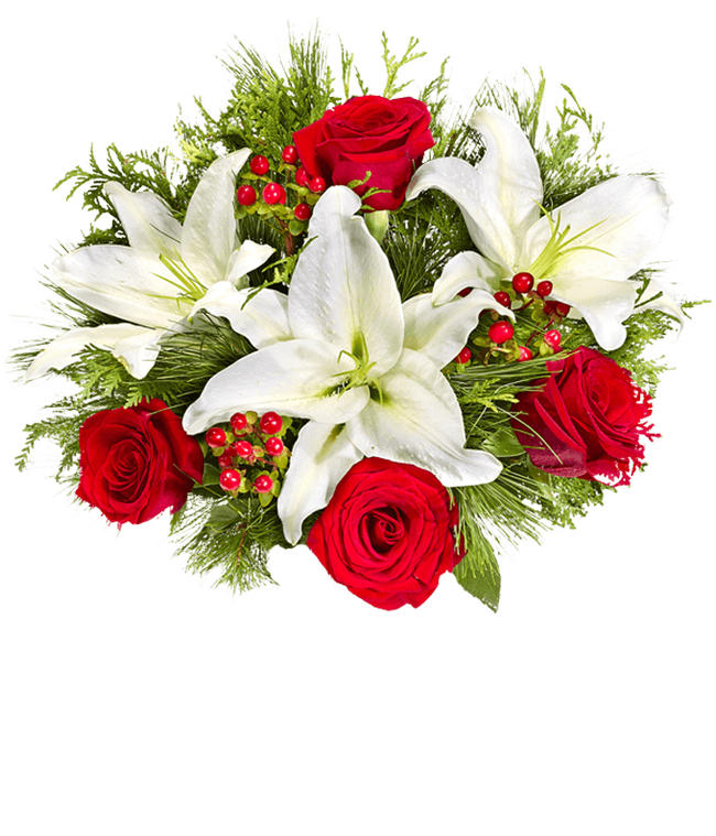 Classic Christmas Lily Bouquet