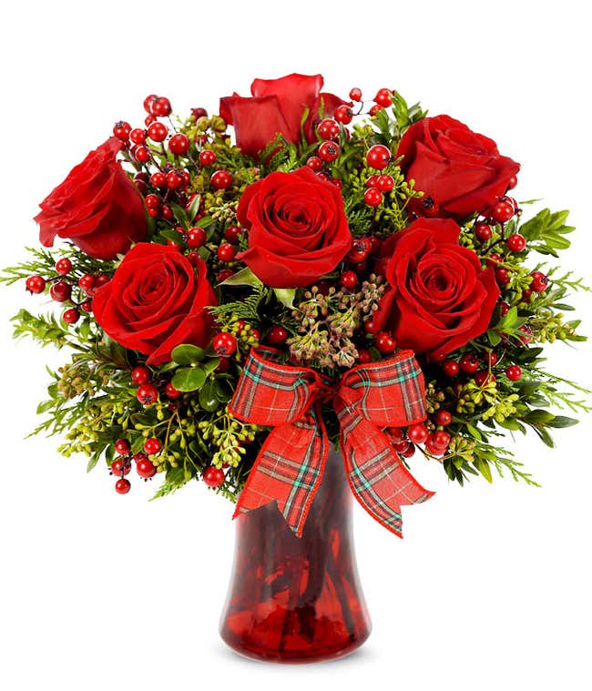 The Jingle Bell Flowers Bouquet